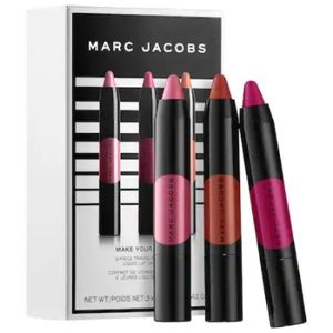 NWT Marc Jacobs 3-Piece Lip Set